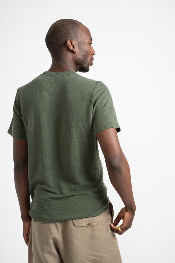 Mana10 100% Hemp Tee in Hunter Green