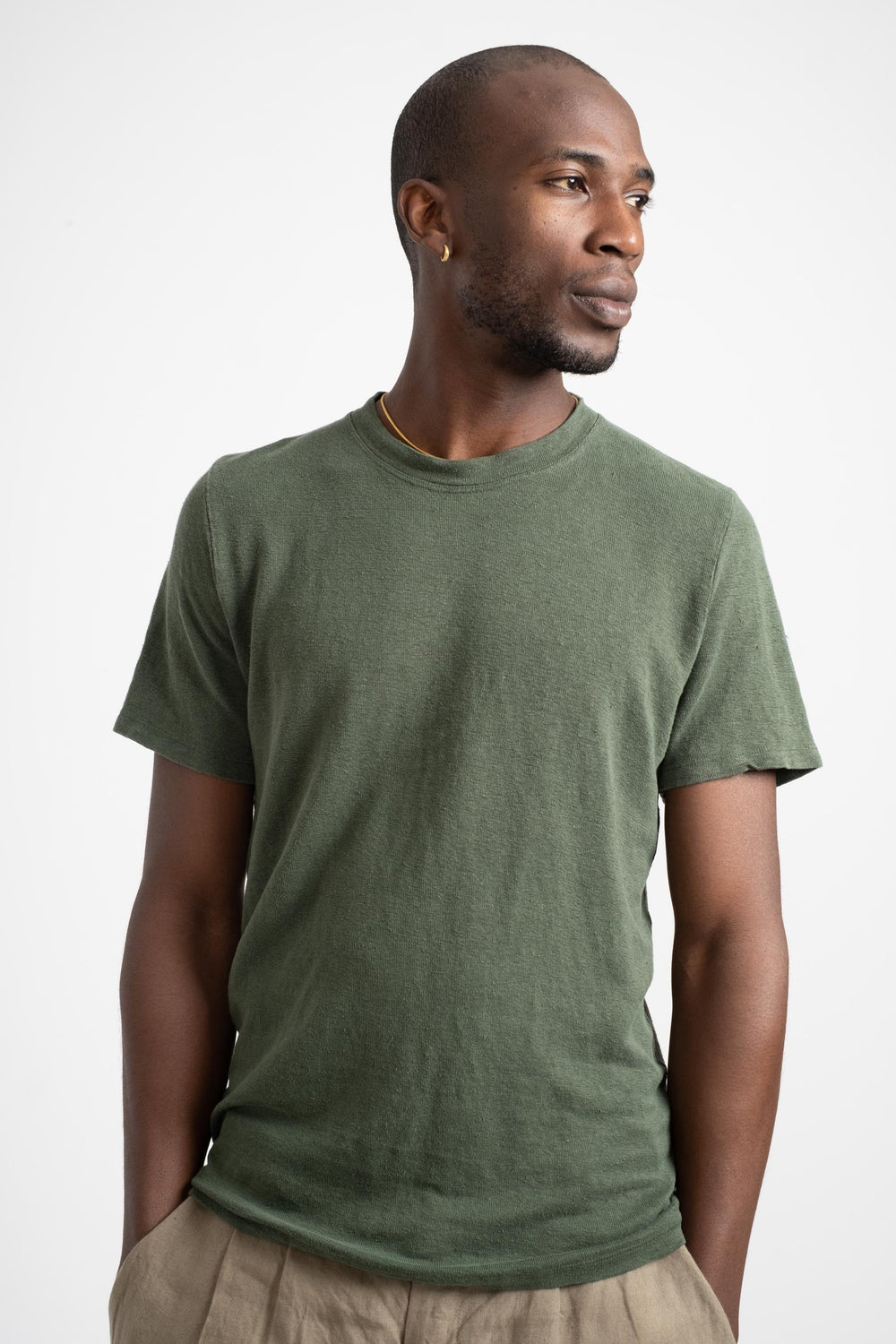 Mana10 100% Hemp Tee in Hunter Green