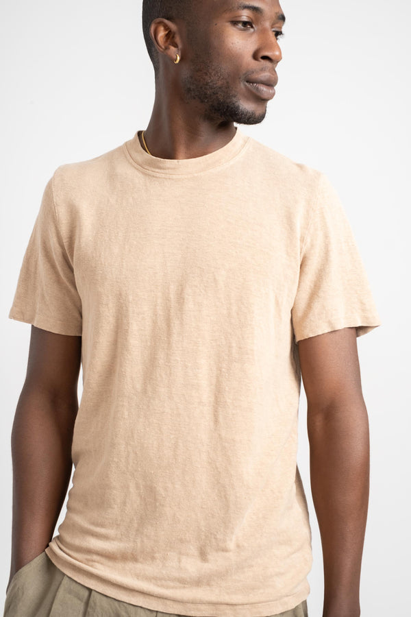 Mana10 100% Hemp Tee in Oat Milk