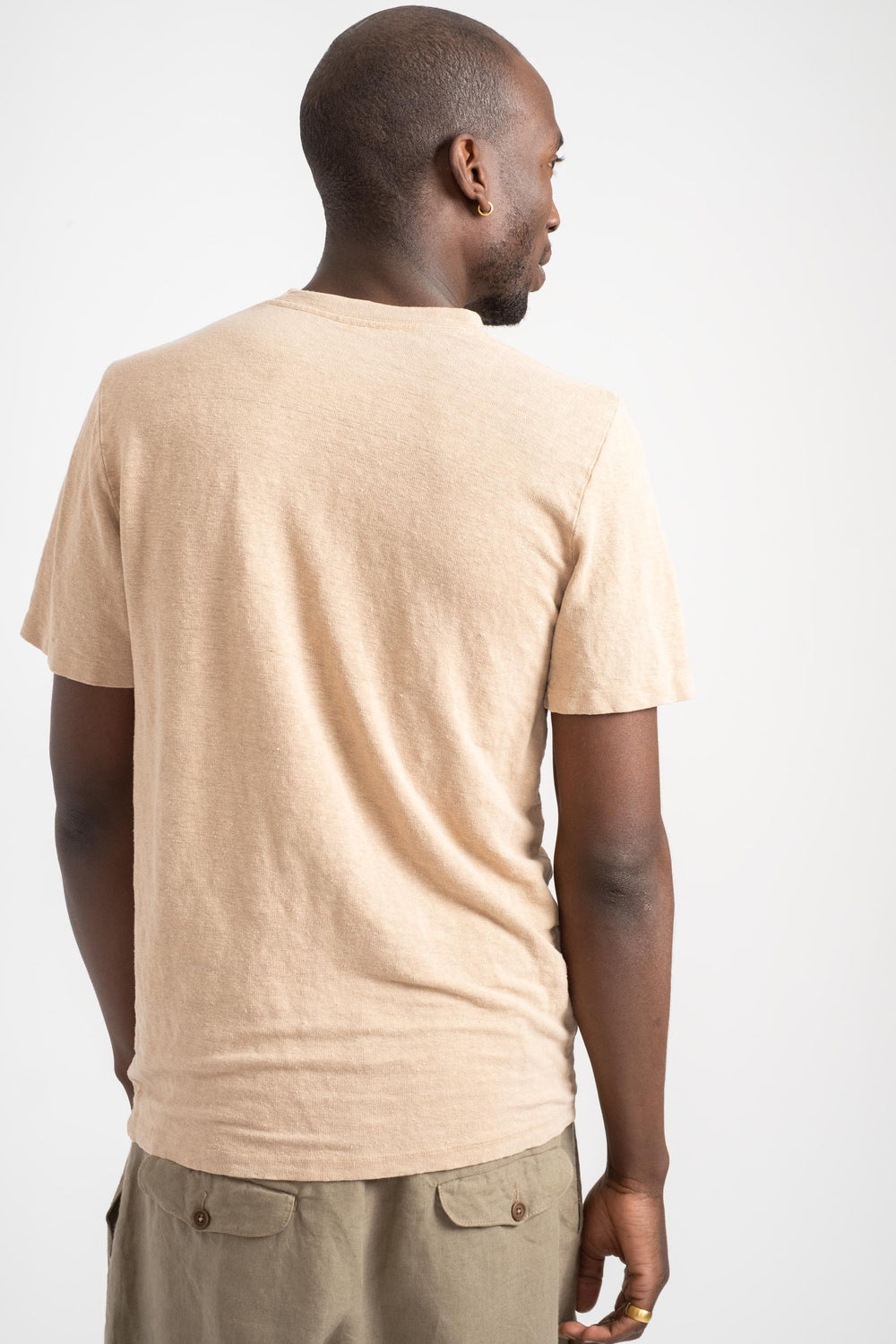 Mana10 100% Hemp Tee in Oat Milk