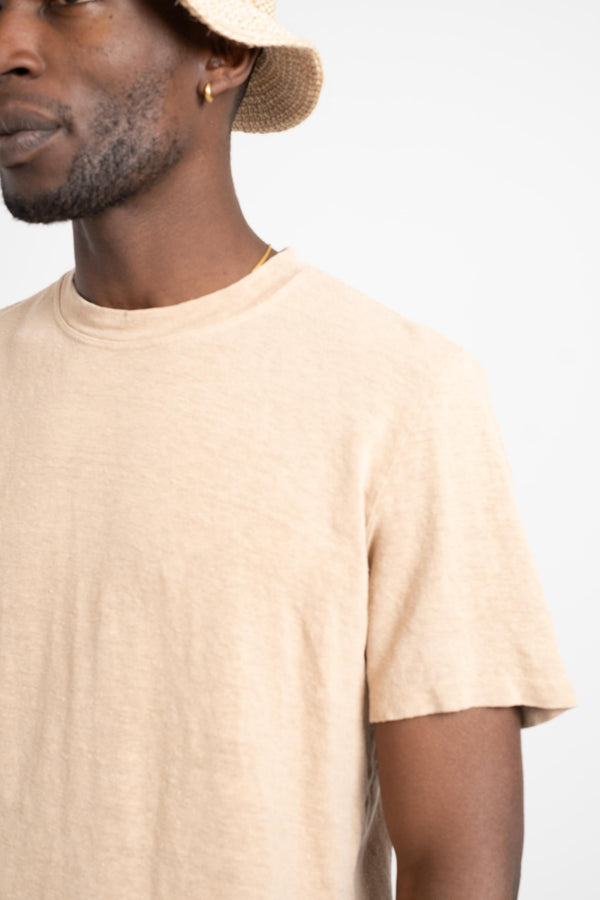 Mana10 100% Hemp Tee in Oat Milk