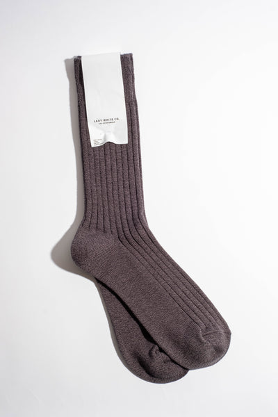 LWC Socks in Black Melange