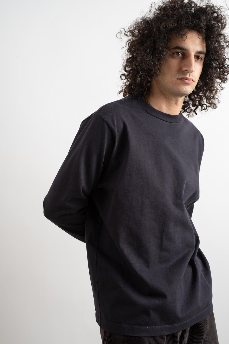 L/S RUGBY SHIRT IN PITCH NAVY