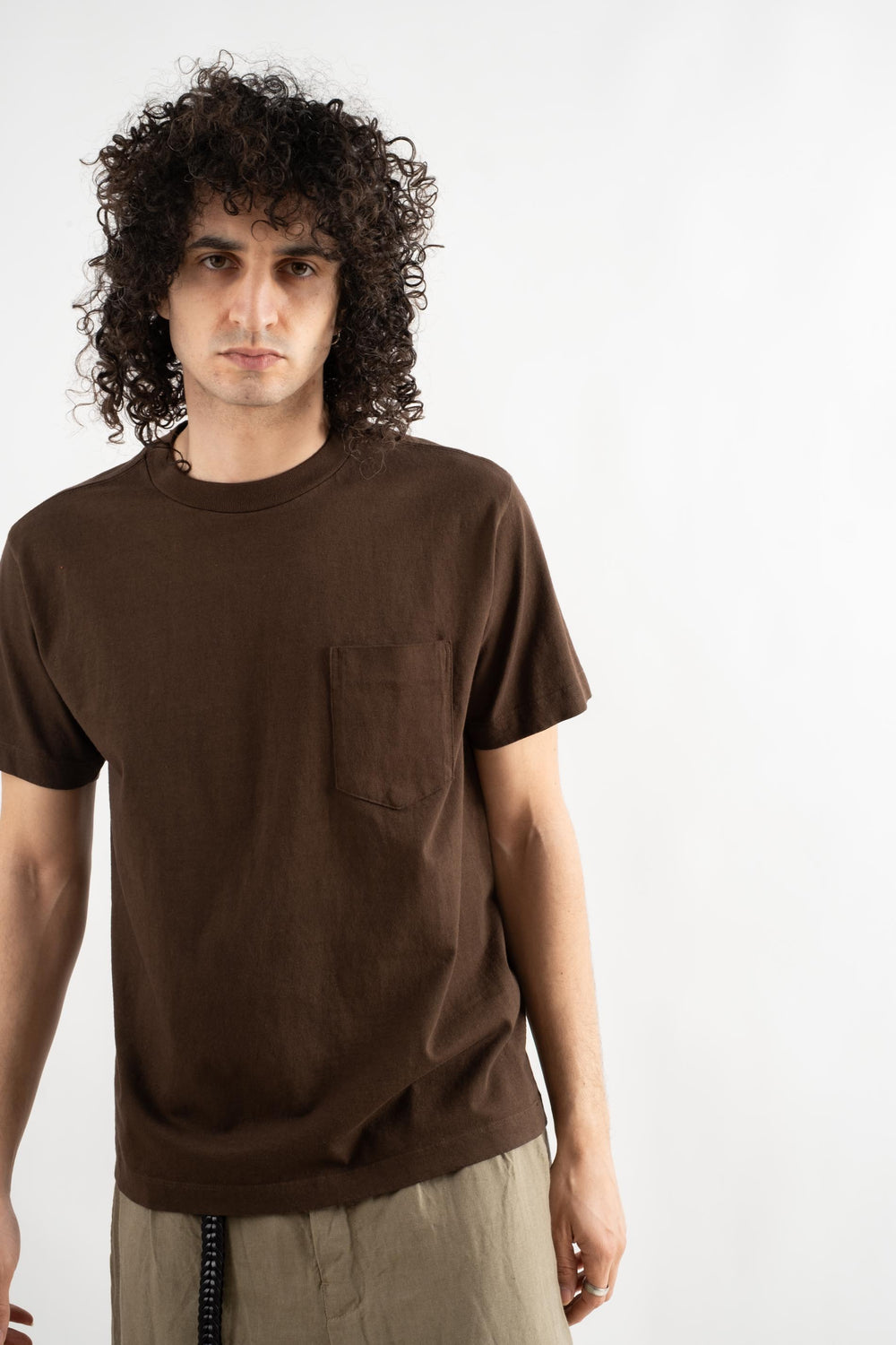 Balta Pocket T-Shirt in Field Brown