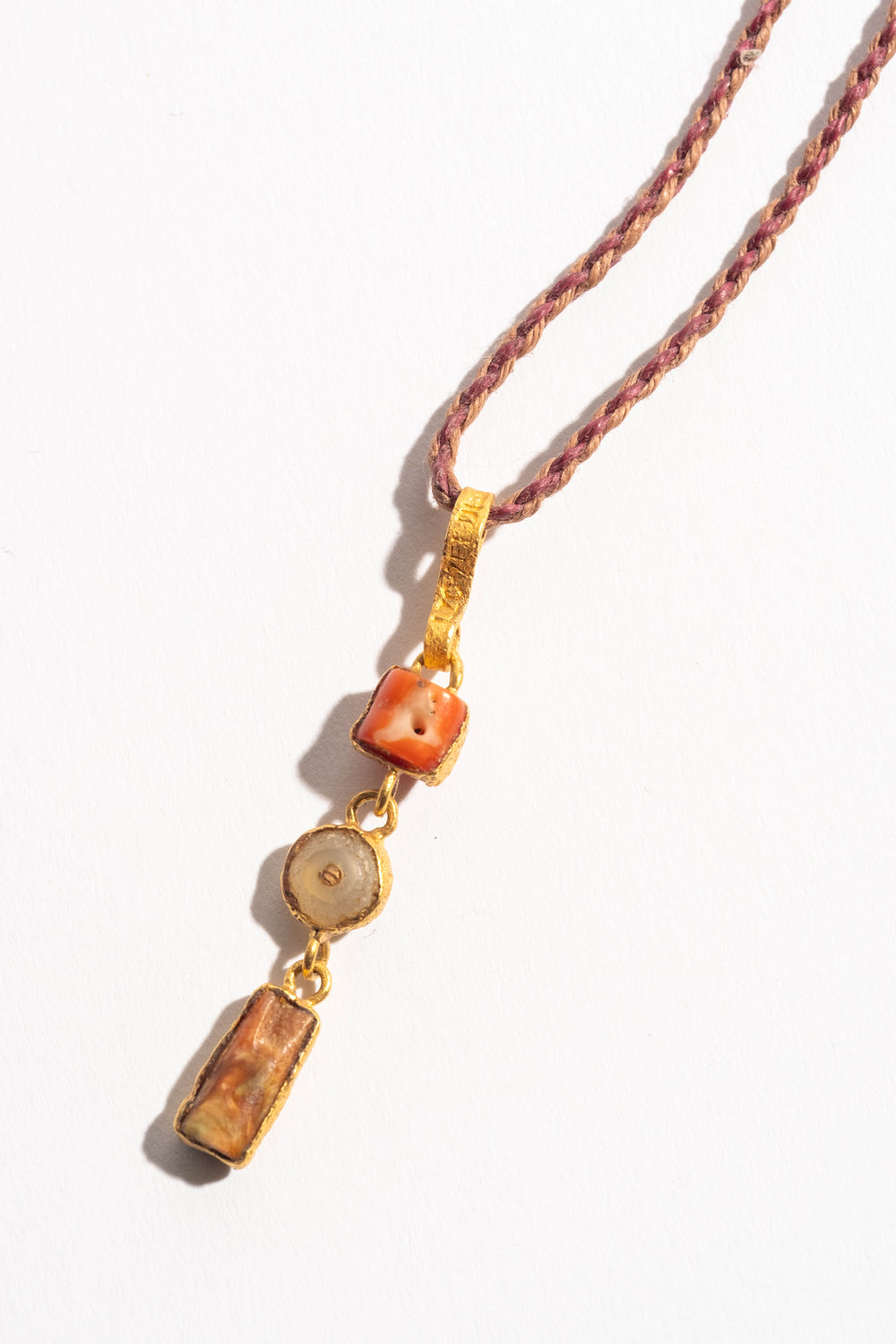 22K 3 Drop Chimu Pendant