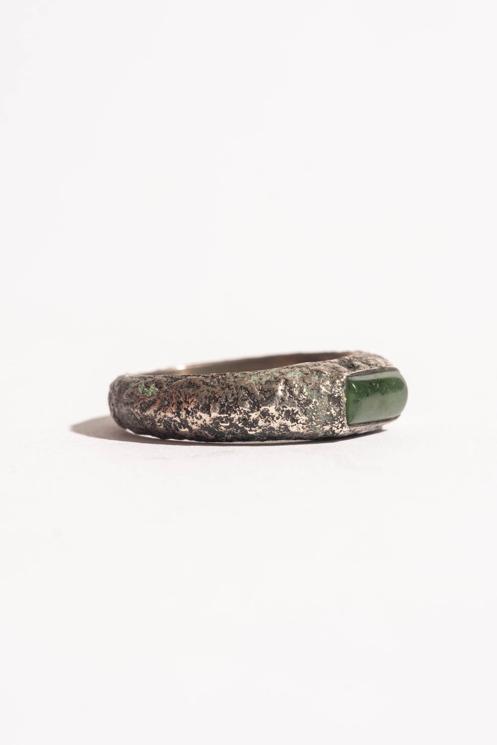Sterling Jade Ring #2