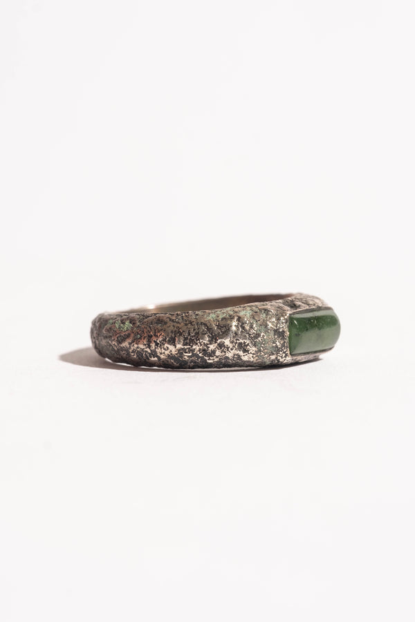 Sterling Jade Ring #2