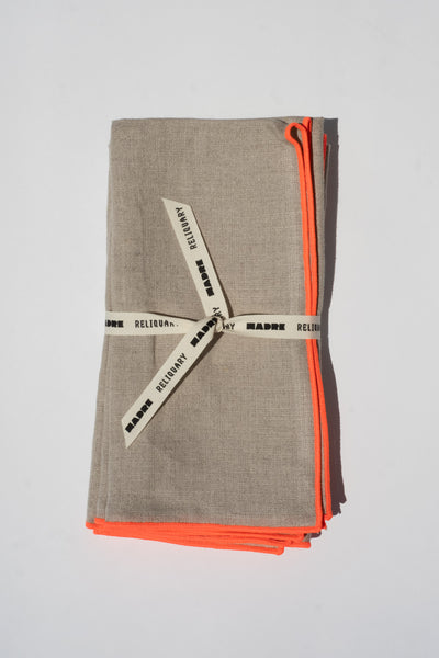 Reliquary X Madre Linen Napkins In Natural