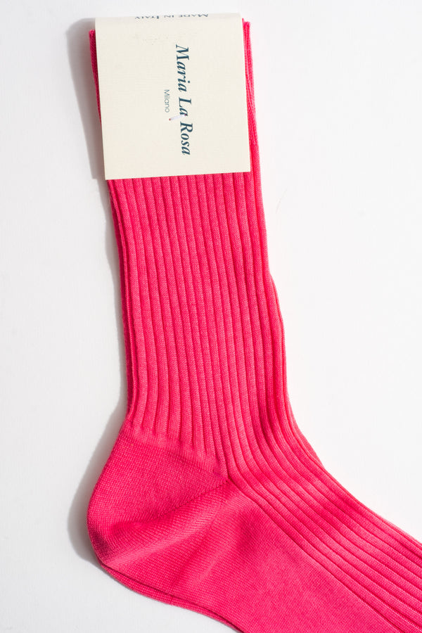 Cotton Sock In Fuchsia