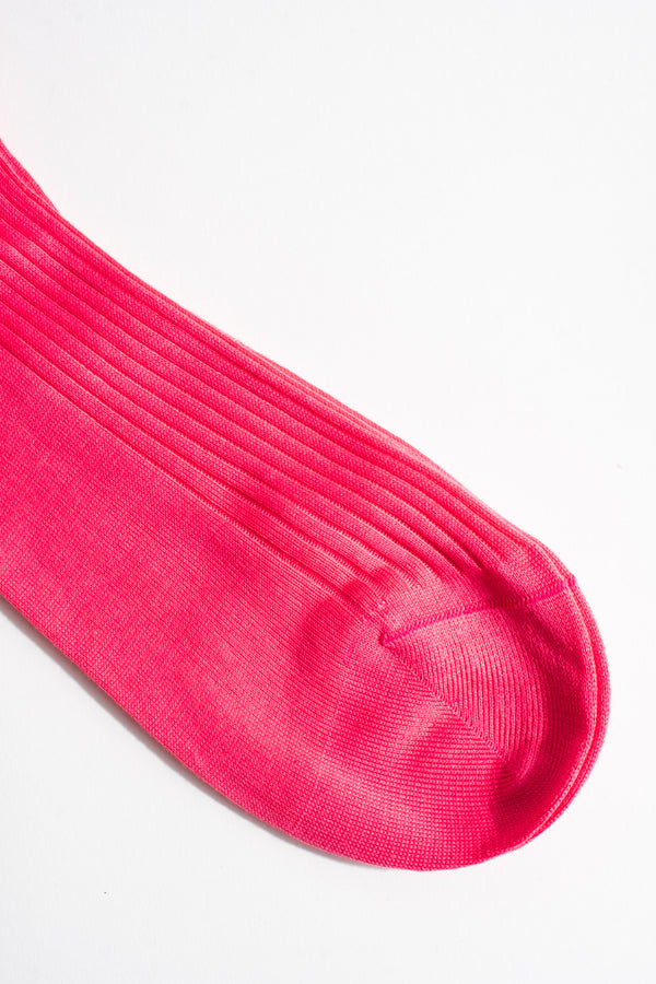 Cotton Sock In Fuchsia