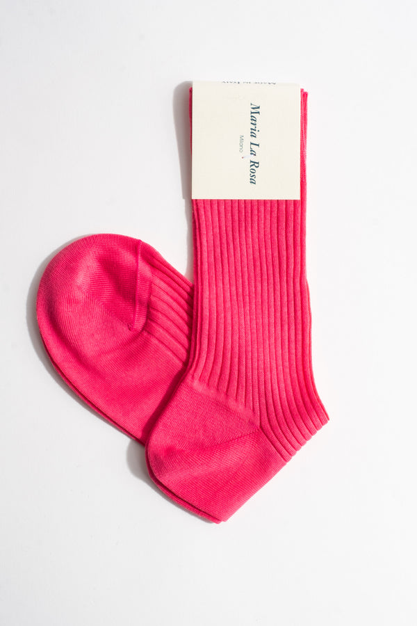 Cotton Sock In Fuchsia