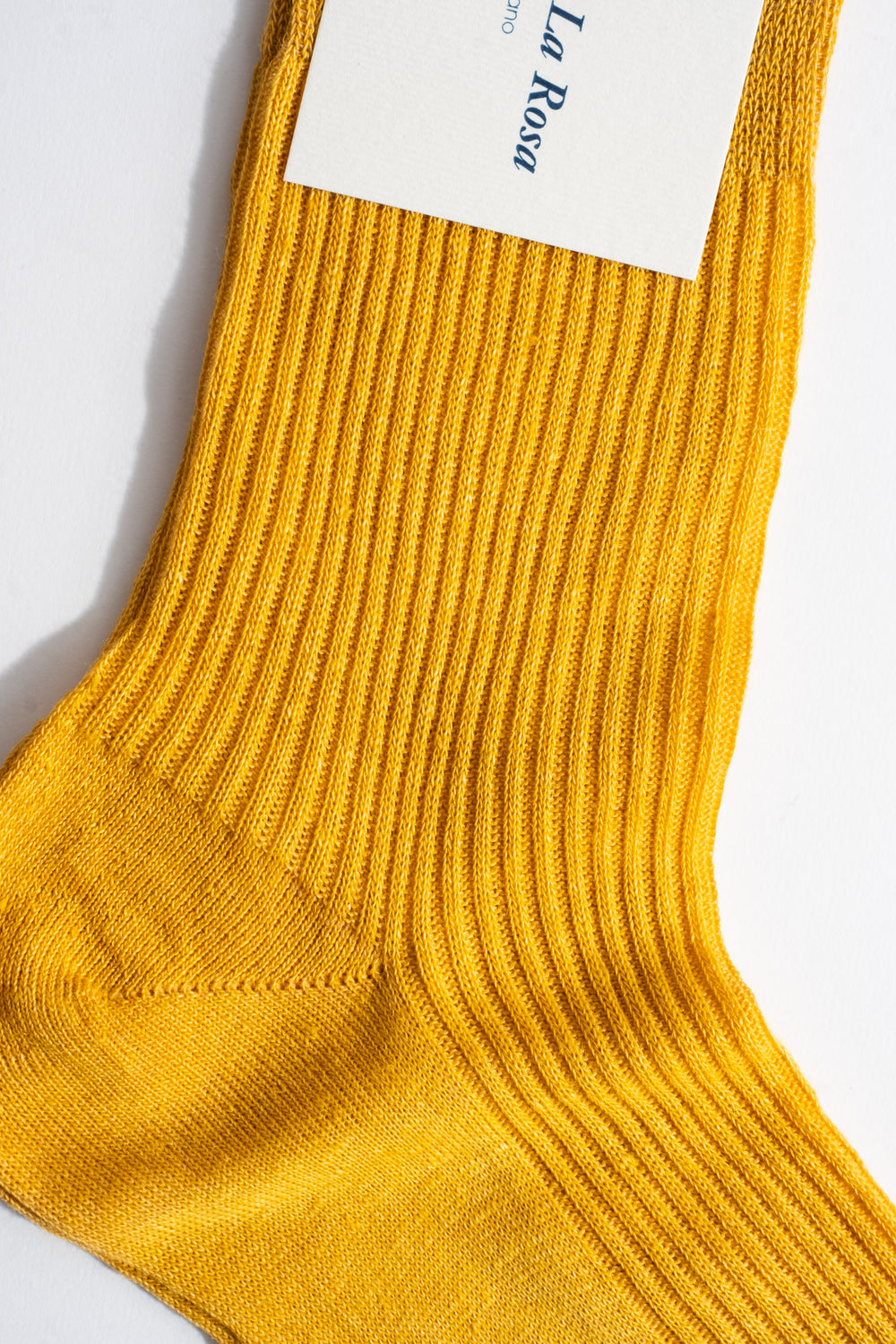 Linen Sock In Yellow