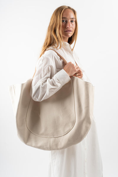 XXL Everything Canvas Tote in Natural