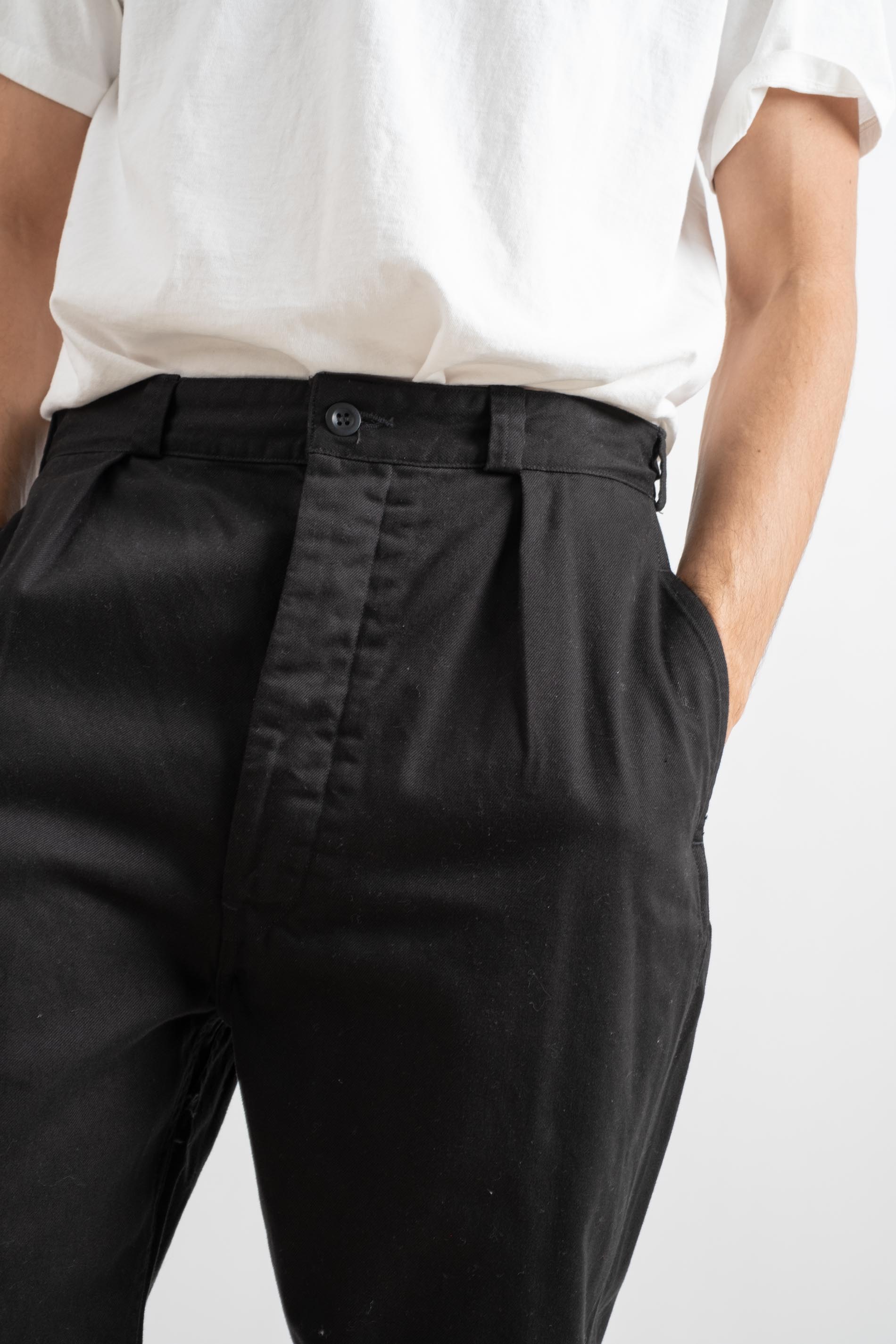 orSlow | M-52 FRENCH ARMY WIDE FIT TROUSER IN BLACK – RELIQUARY