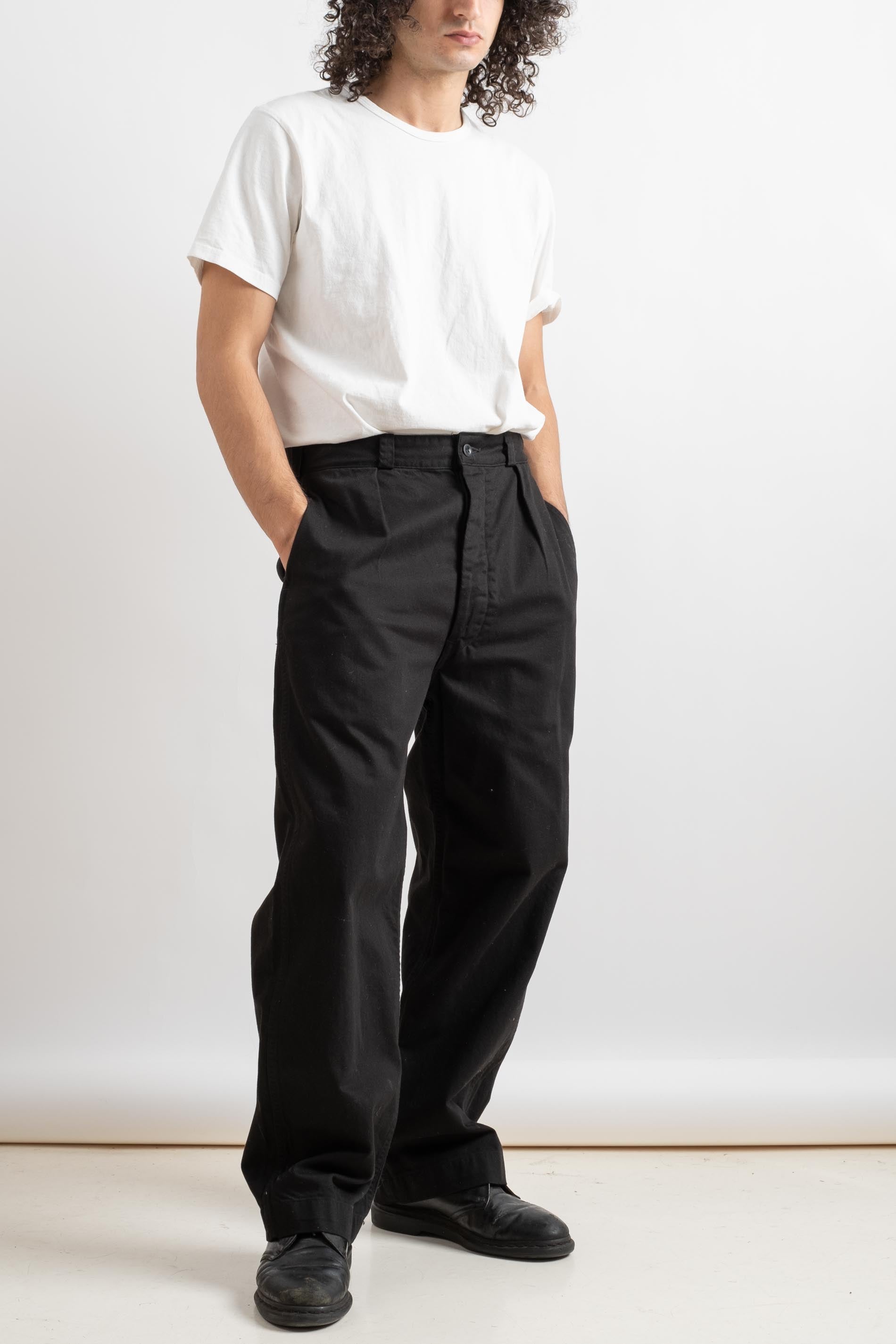 orSlow | M-52 FRENCH ARMY WIDE FIT TROUSER IN BLACK – RELIQUARY