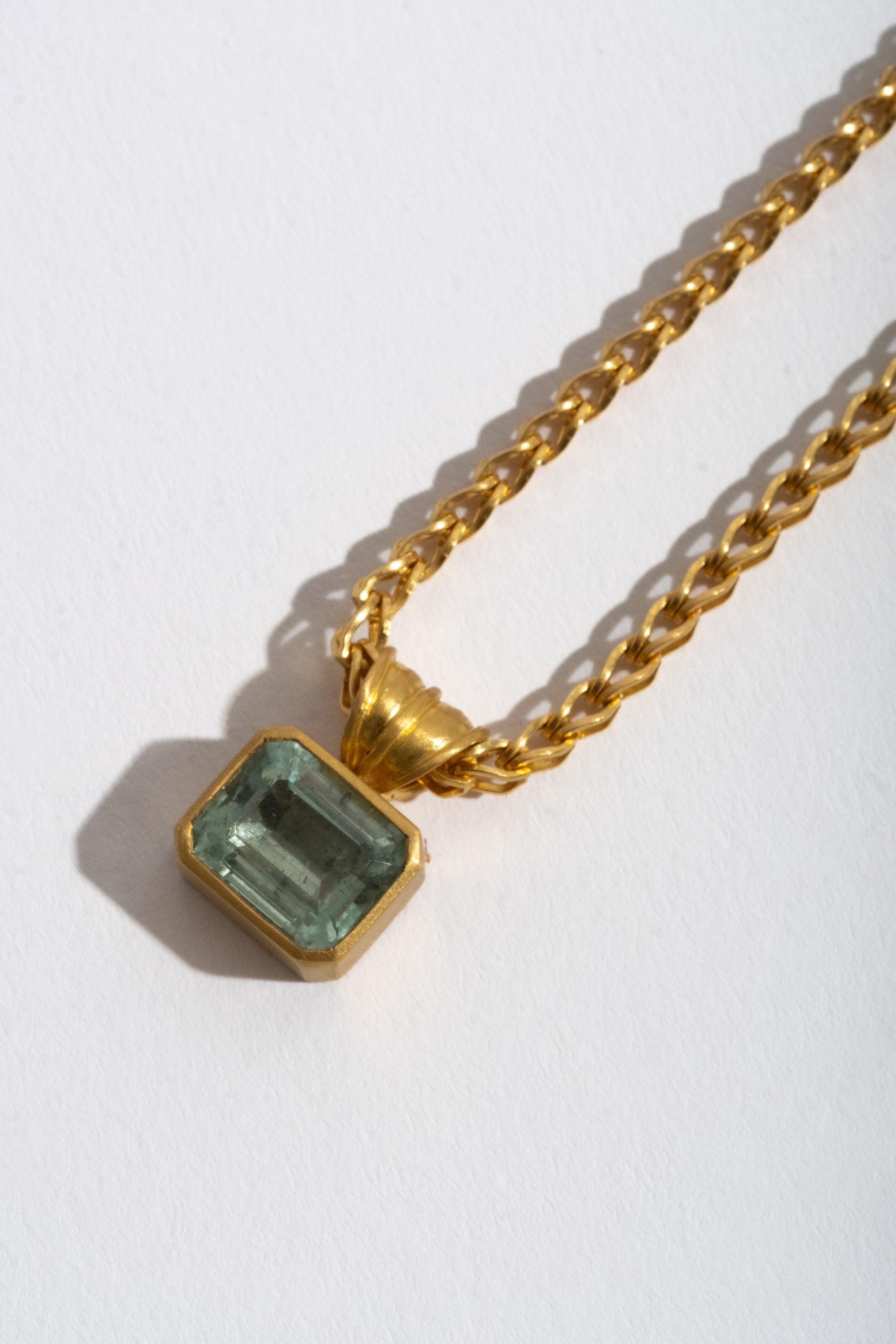 Long Faceted Stone Chain Necklace – Color Block Necklace – Citrine –  Peridot – Lemon Quartz – Green Onyx – 14k Yellow Gold Filled Chain
