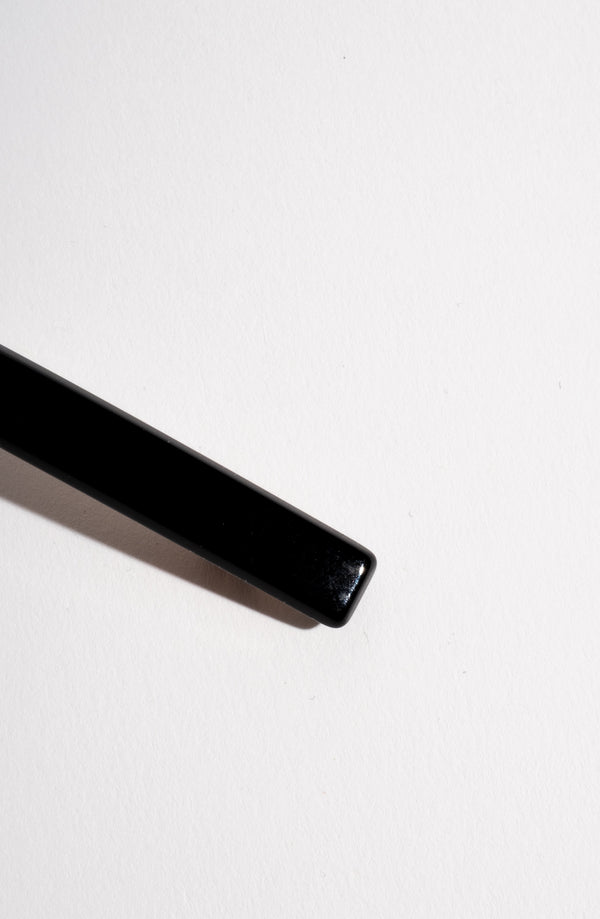 Long + Skinny Barrette in Black