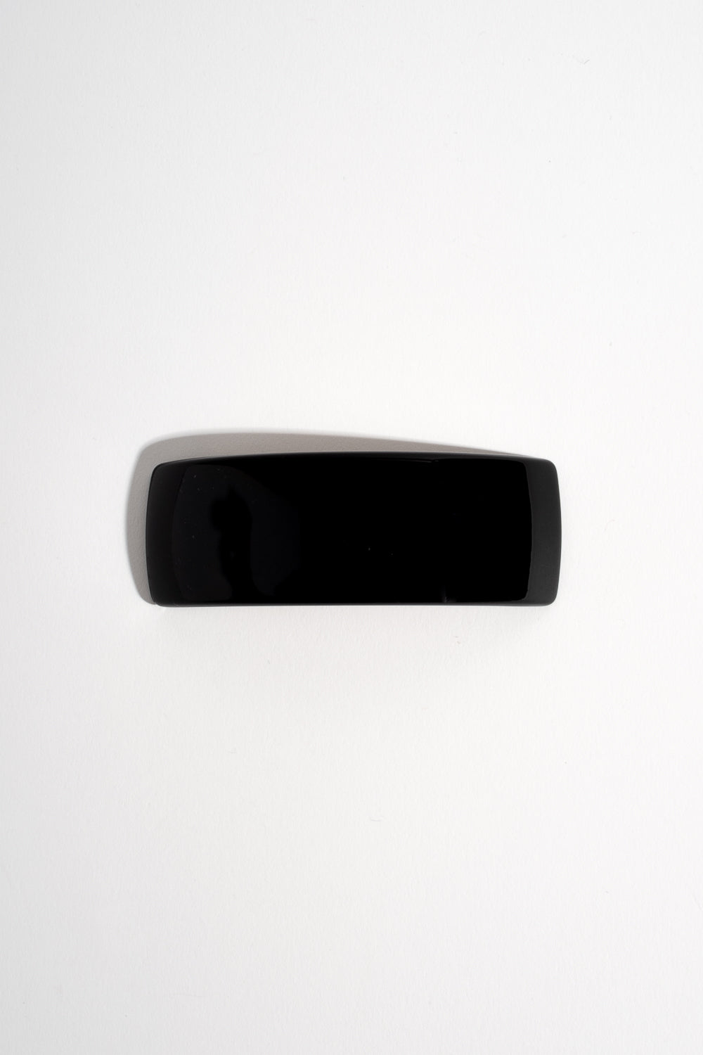 Rectangular Volume Barrette in Black