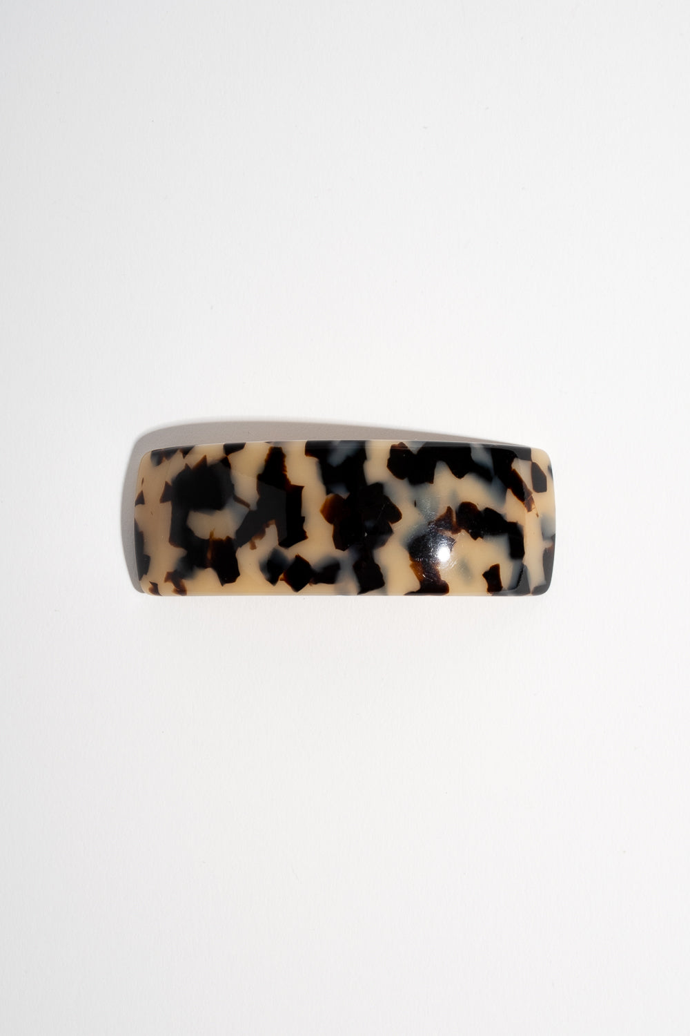 Rectangle Volume Barrette in Ivory Tokyo