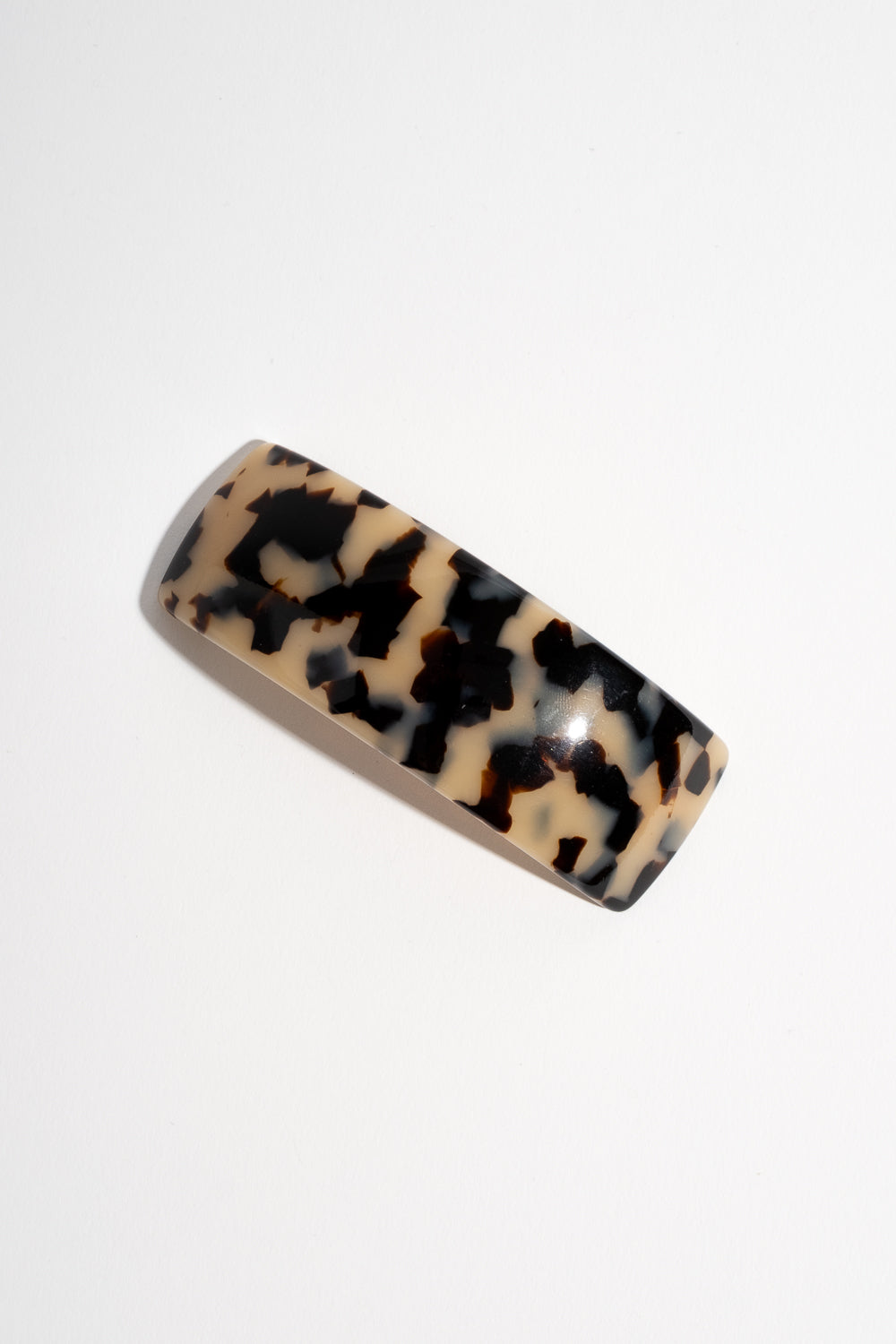 Rectangle Volume Barrette in Ivory Tokyo