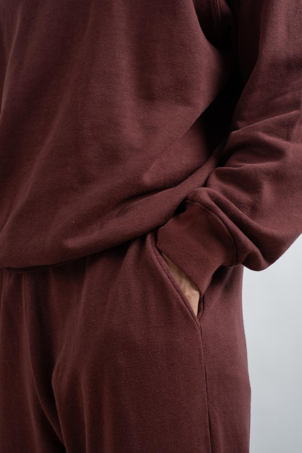 The New Sweatpant In Burgundy