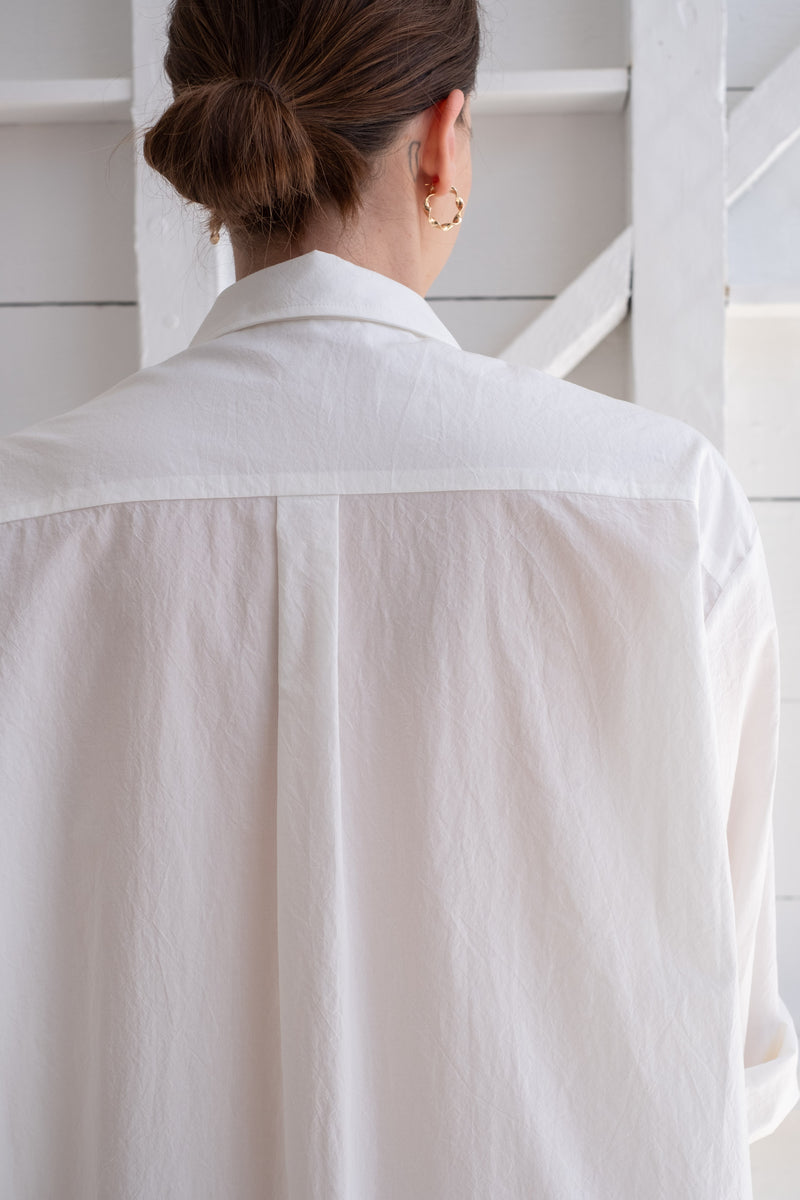 THE SHIRT DRESS IN WHITE