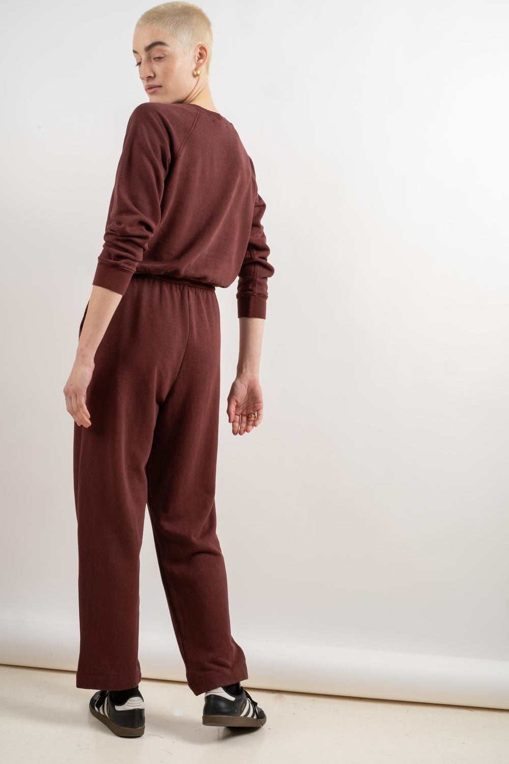 The New Sweatpant In Burgundy
