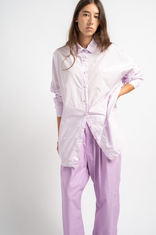 The Oversized Shirt in Lilac