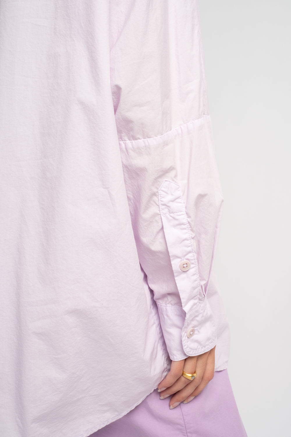 The Oversized Shirt in Lilac