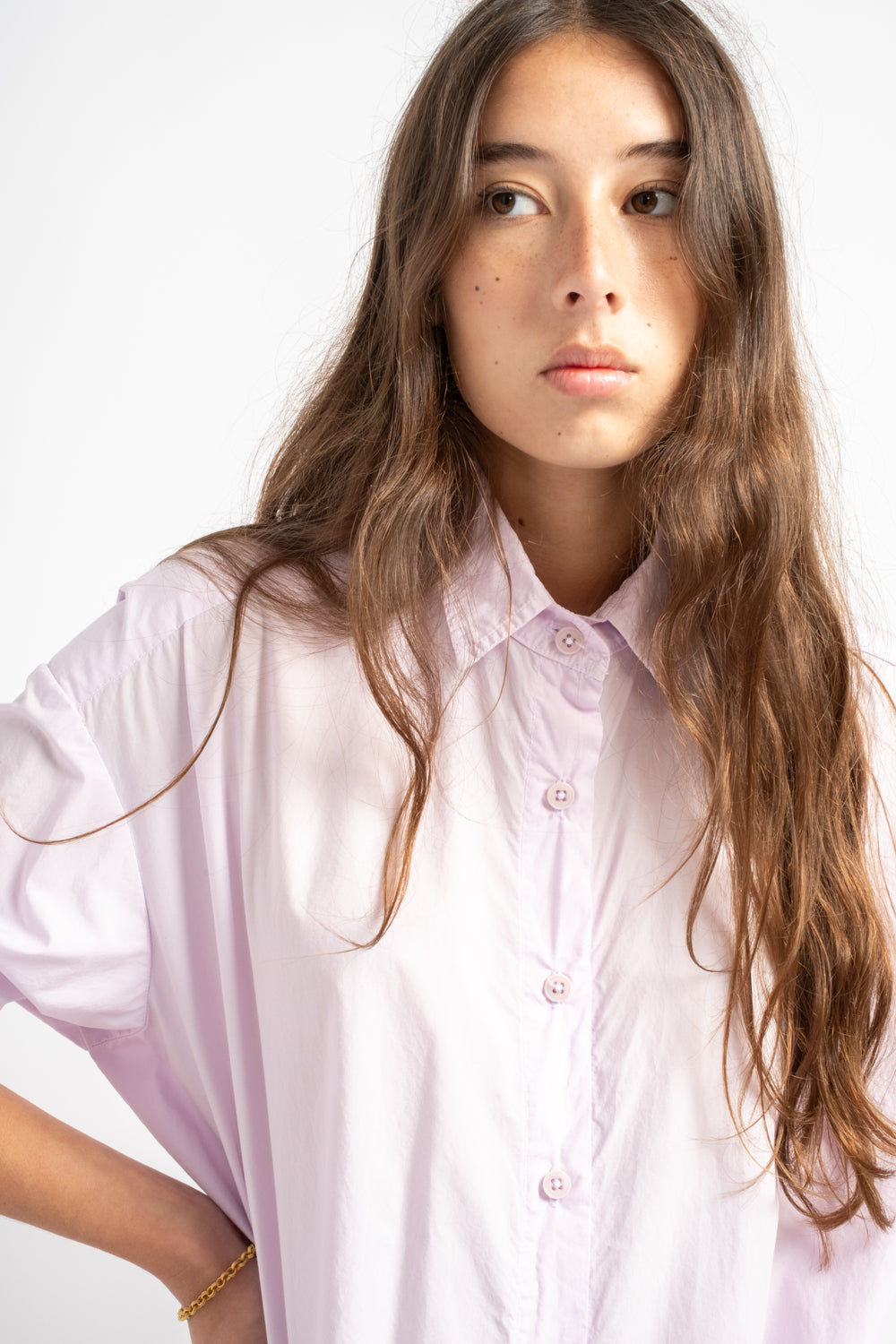 The Shirt Dress in Lilac