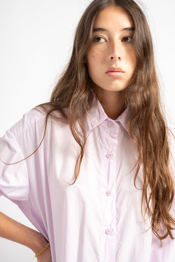 The Shirt Dress in Lilac