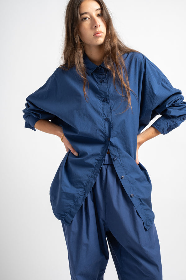 The Oversized Shirt in Blue