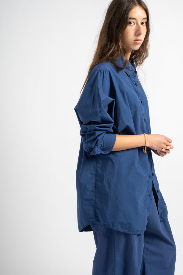 The Oversized Shirt in Blue