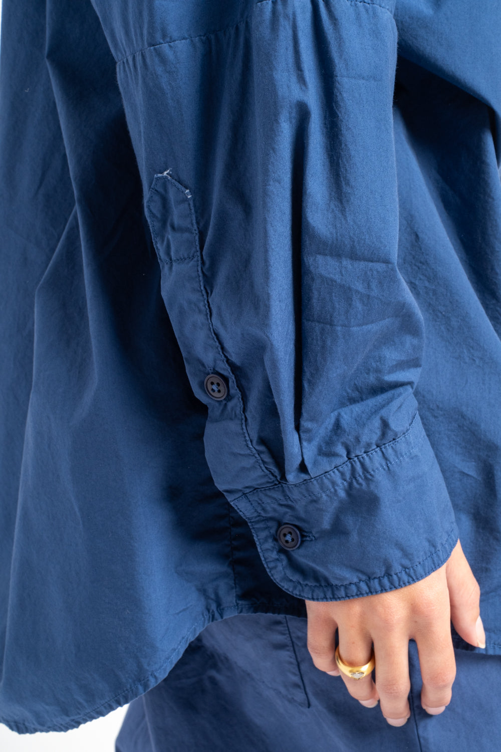 The Oversized Shirt in Blue