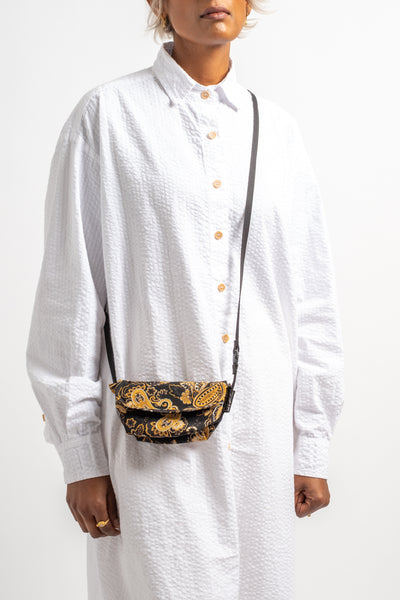 Portable Messenger in Paisley Black