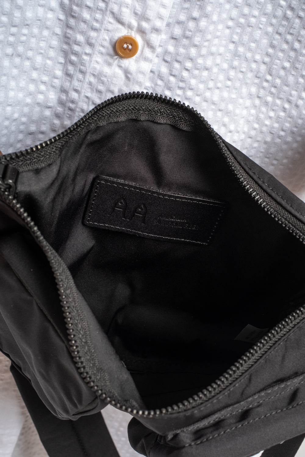 Small Gabardine Bodybag in Black