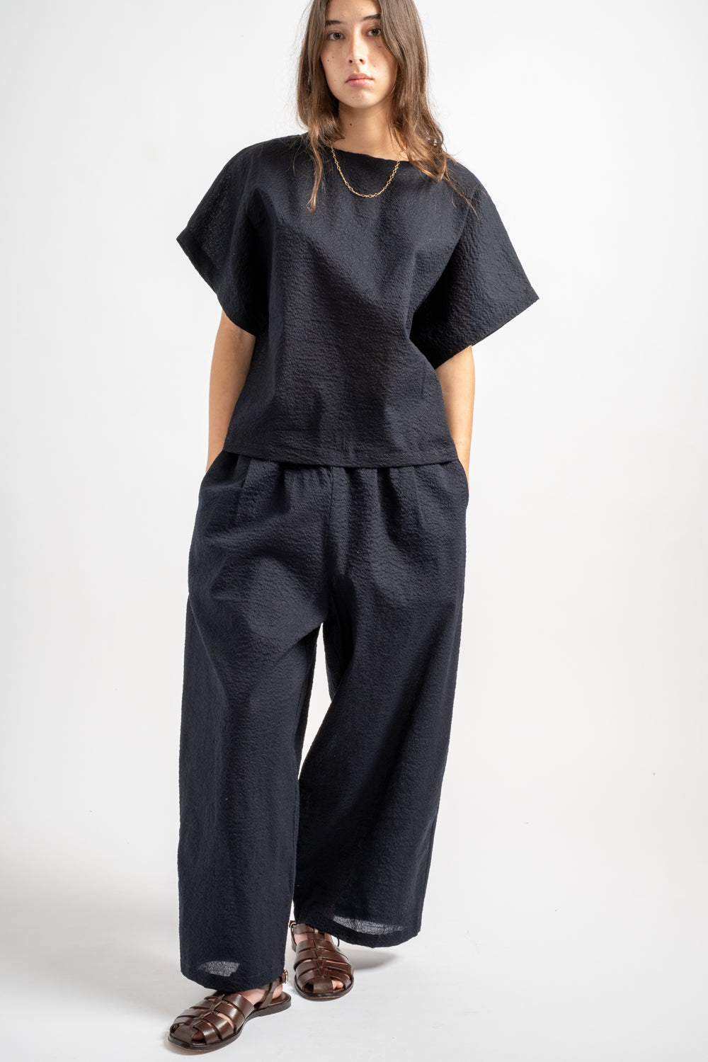 Wide Pants in Midnight