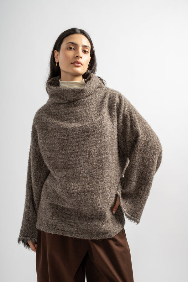 Alpaca Tube Top in Beige