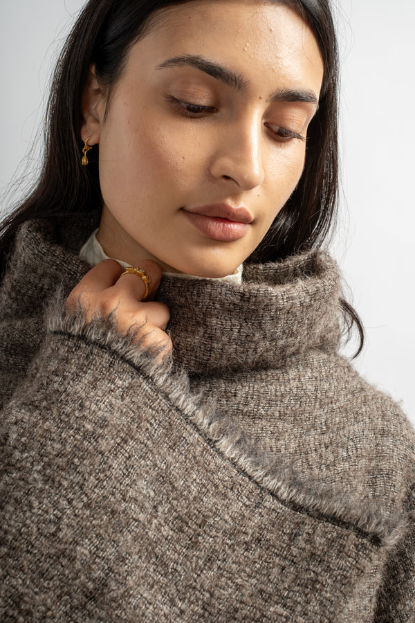Alpaca Tube Top in Beige