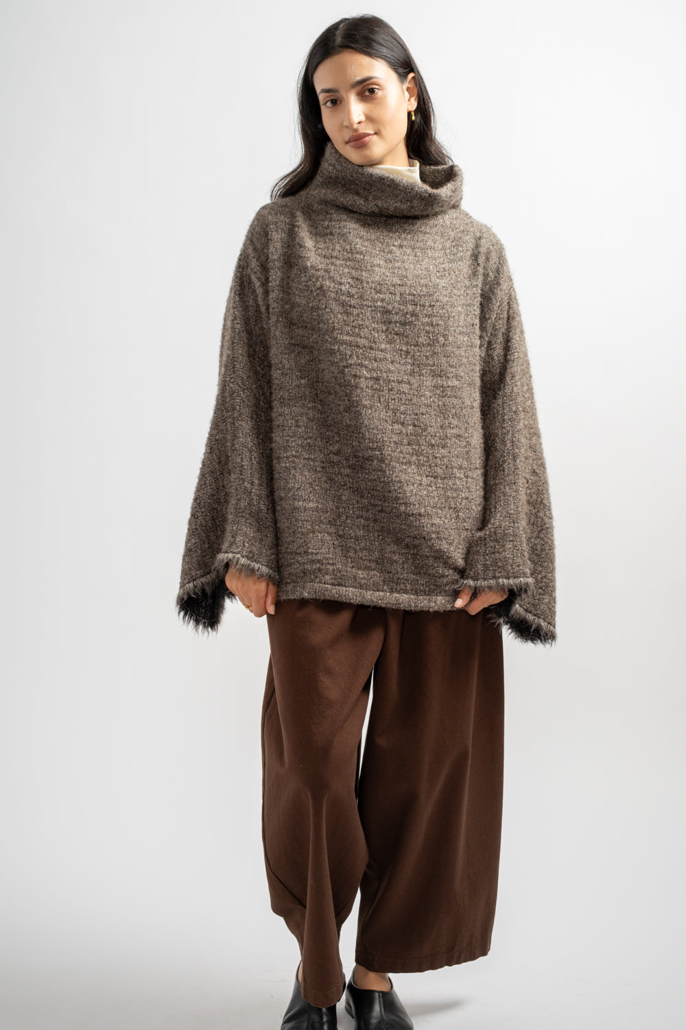 Alpaca Tube Top in Beige