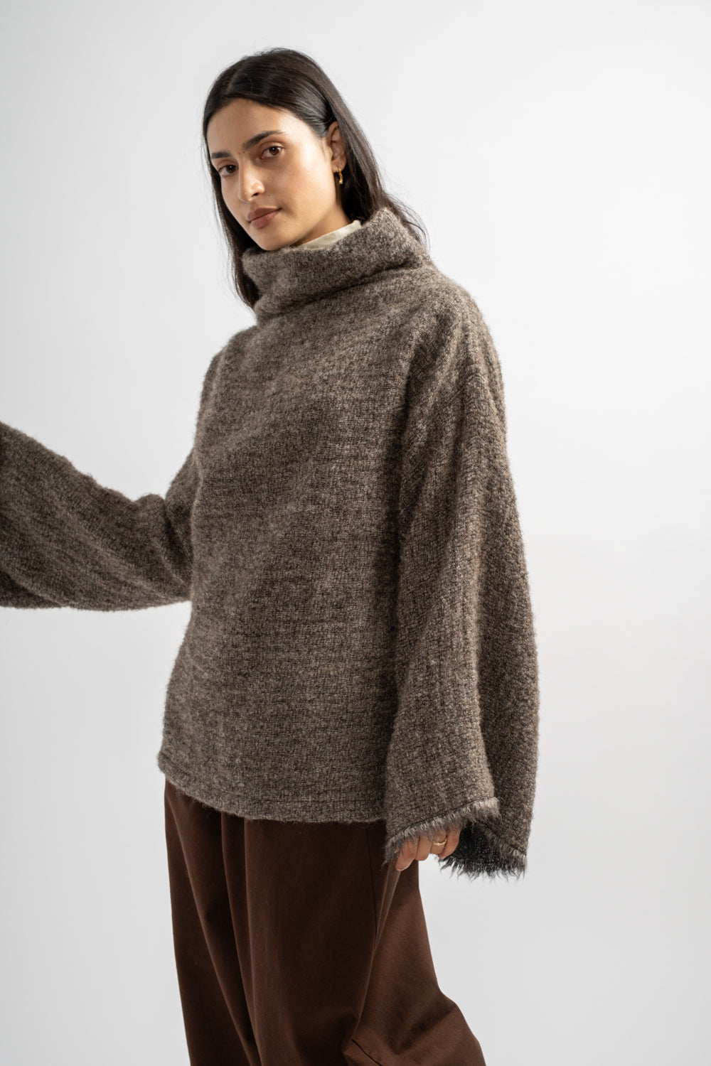 Alpaca Tube Top in Beige