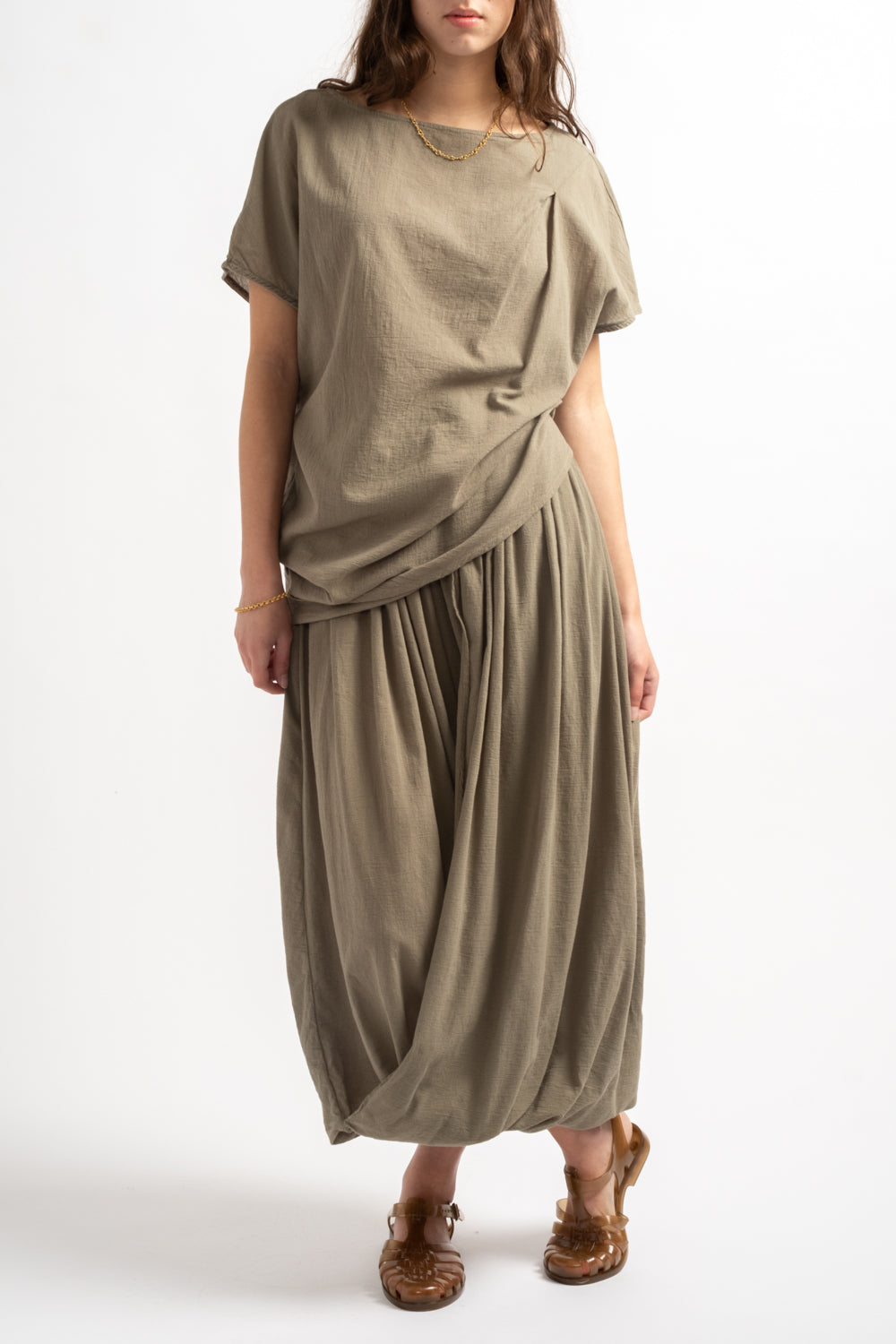 Greek Column Skirt in Cement
