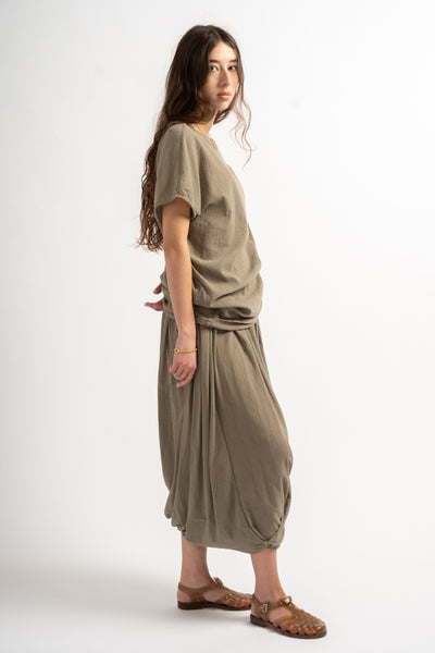 Greek Column Skirt in Cement