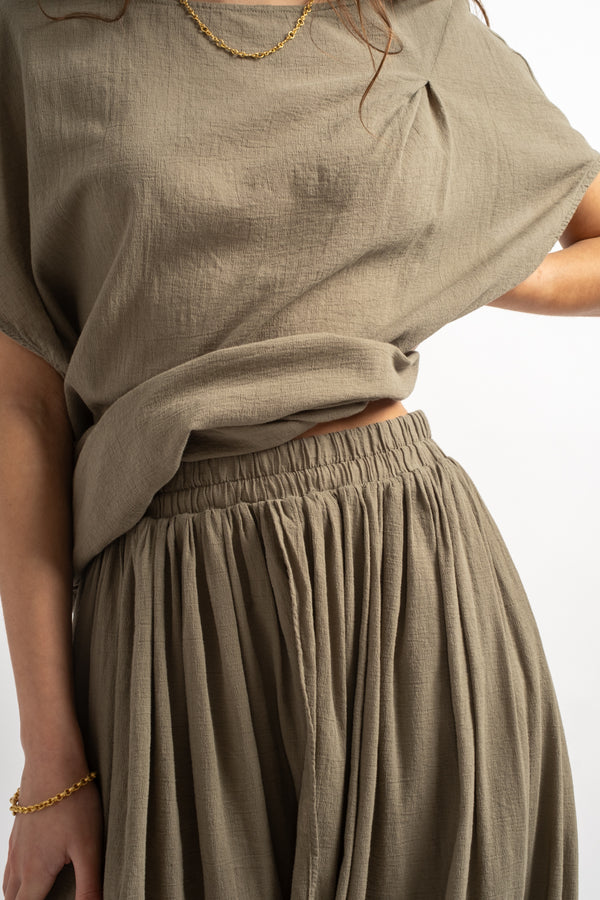 Greek Column Skirt in Cement