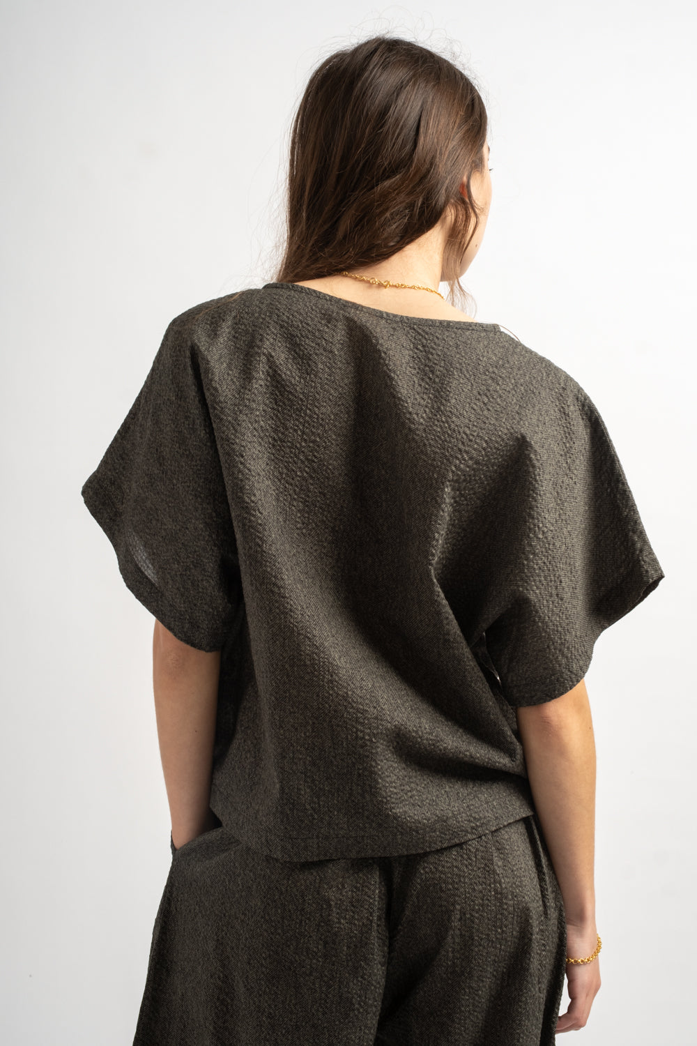 Box Top with Micro Wave Texture in Steel