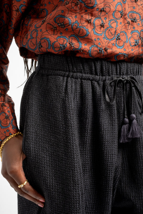 Wide Pants in Charcoal