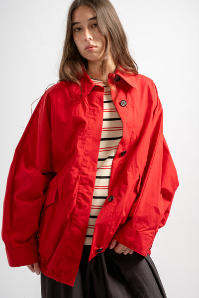 Batwing Jacket in Red