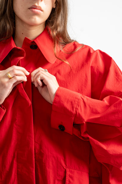 Batwing Jacket in Red