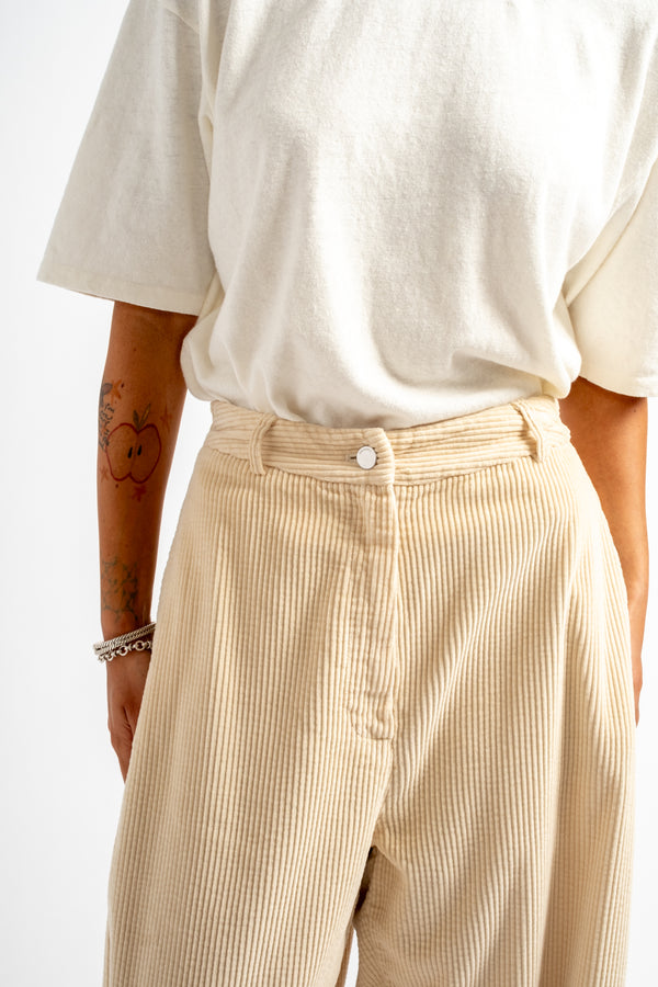 Corduroy Curved Pants