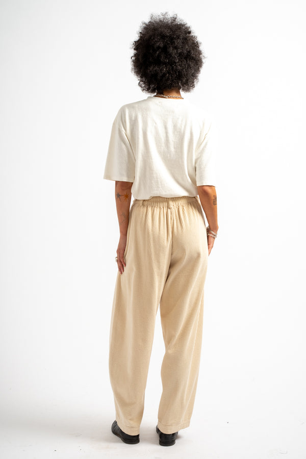 Corduroy Curved Pants